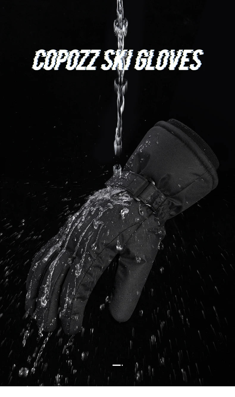 Copozz Ski & Snowboard Gloves – Waterproof Winter Gloves for Men & Women