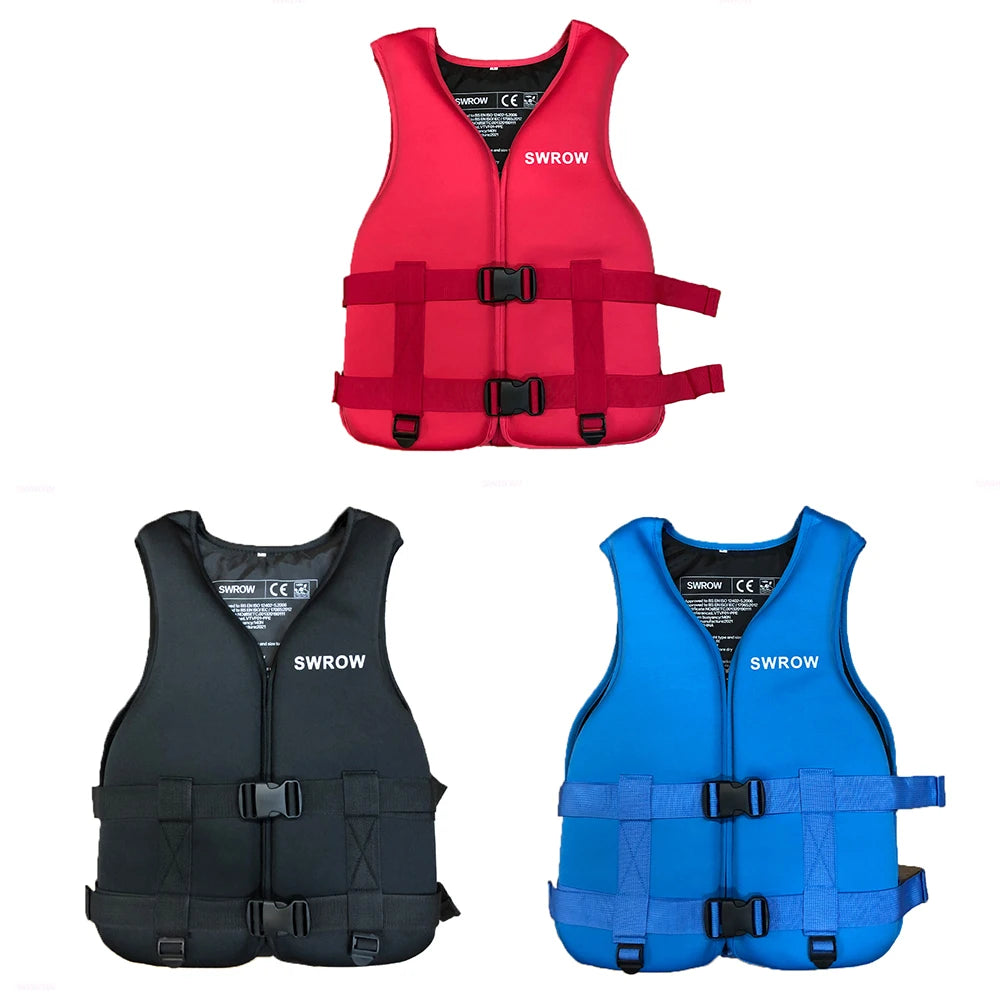 Neoprene Life Jacket – Adult & Kids Buoyancy Vest for Water Sports