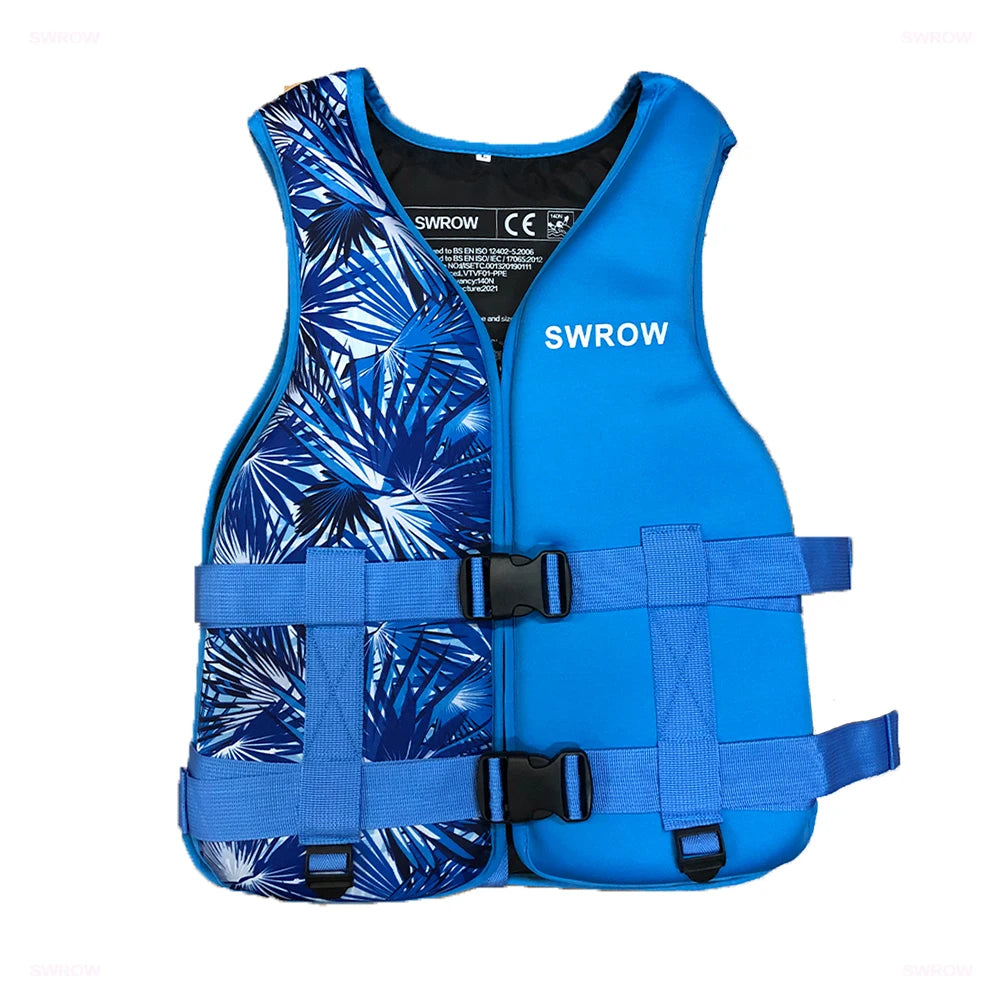 Neoprene Life Jacket – Adult & Kids Buoyancy Vest for Water Sports