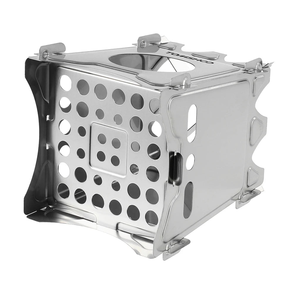 Tomshoo Titanium Wood Stove – Portable Folding Camping Burner