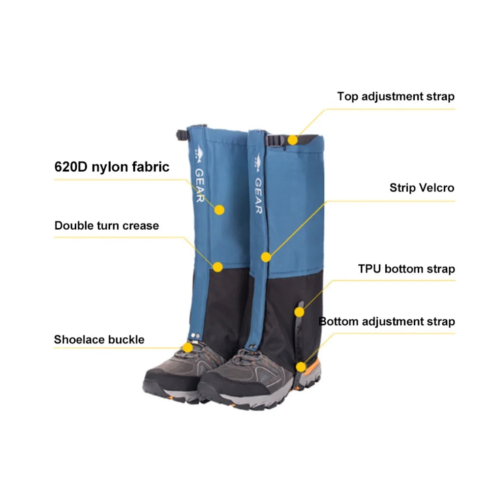 Waterproof Outdoor Leg Warmers – Hiking & Winter Gaiters