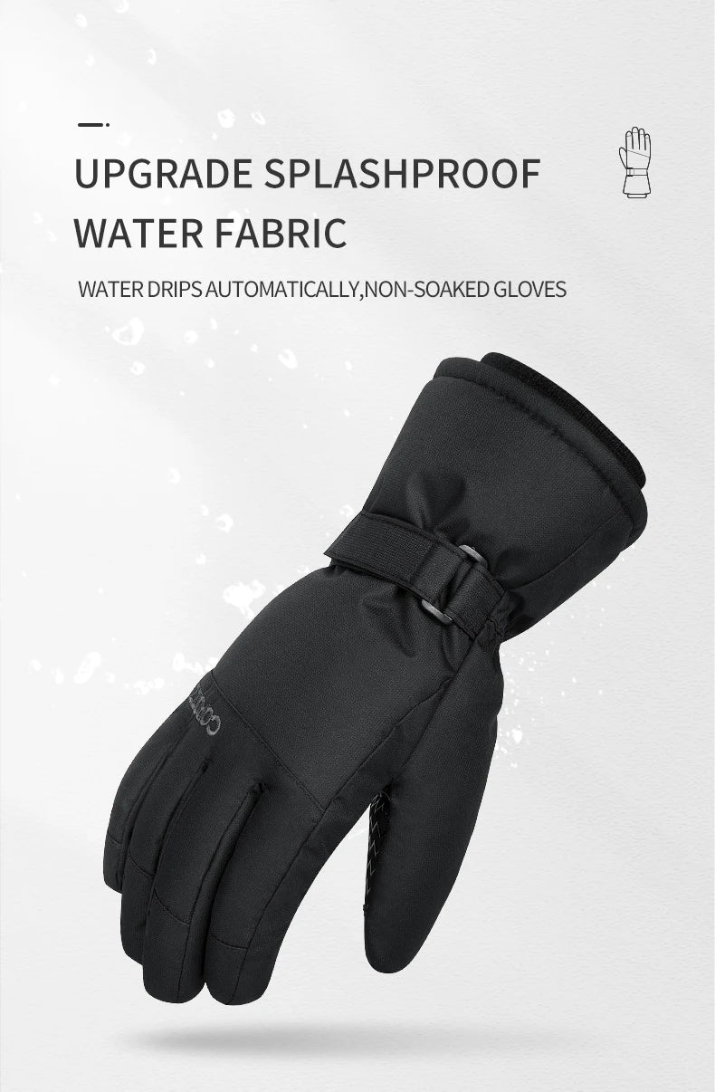 Copozz Ski & Snowboard Gloves – Waterproof Winter Gloves for Men & Women