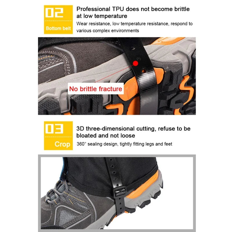 Waterproof Outdoor Leg Warmers – Hiking & Winter Gaiters