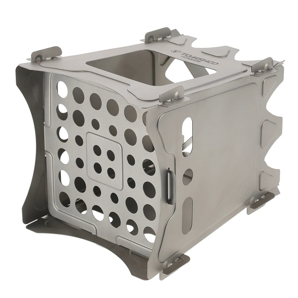 Tomshoo Titanium Wood Stove – Portable Folding Camping Burner