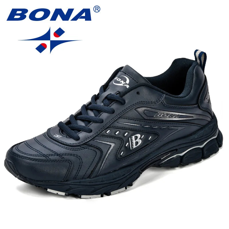 BONA Men’s Casual Shoes – Breathable Microfiber Sneakers, Trendy Outdoor Flats