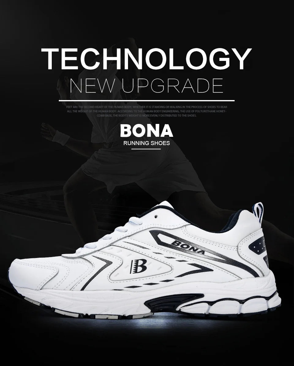 BONA Men’s Casual Shoes – Breathable Microfiber Sneakers, Trendy Outdoor Flats