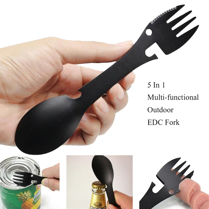 5-in-1 Outdoor Survival Tool – Camping Multi-Functional EDC Kit