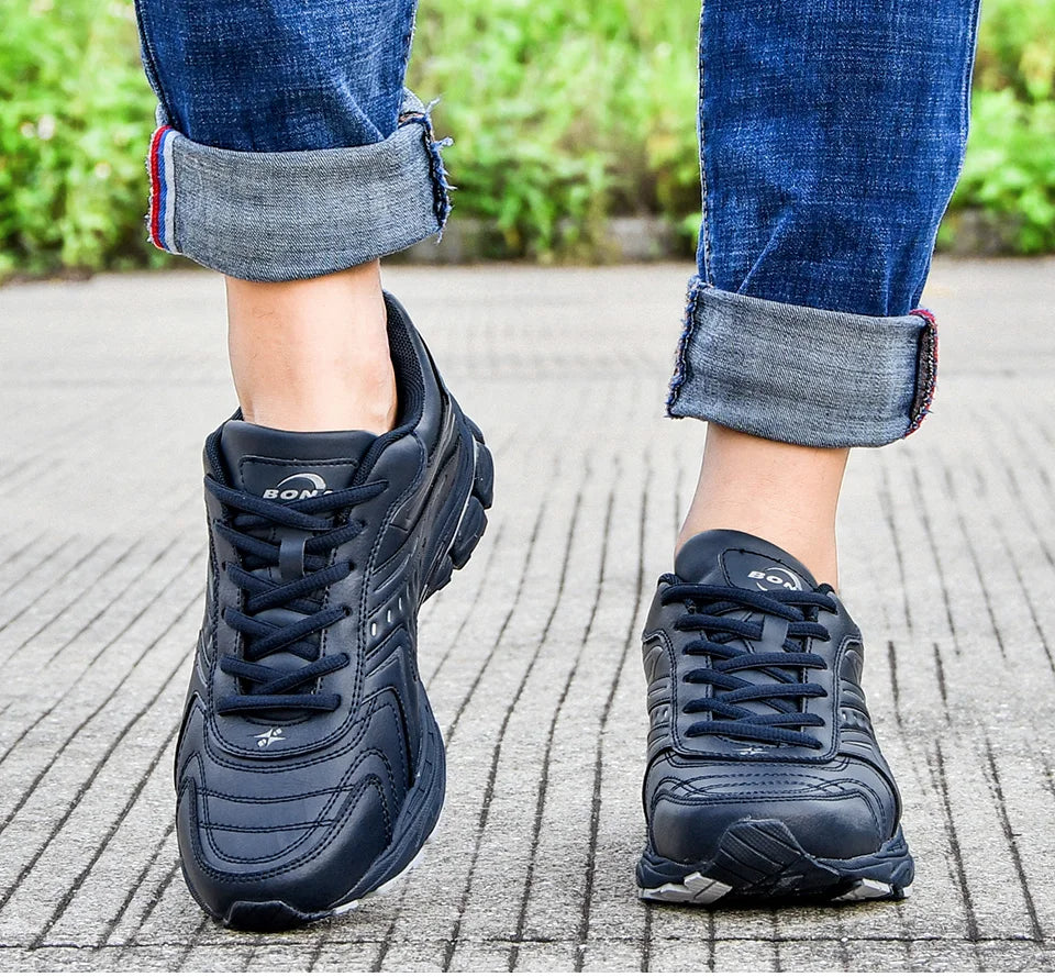 BONA Men’s Casual Shoes – Breathable Microfiber Sneakers, Trendy Outdoor Flats