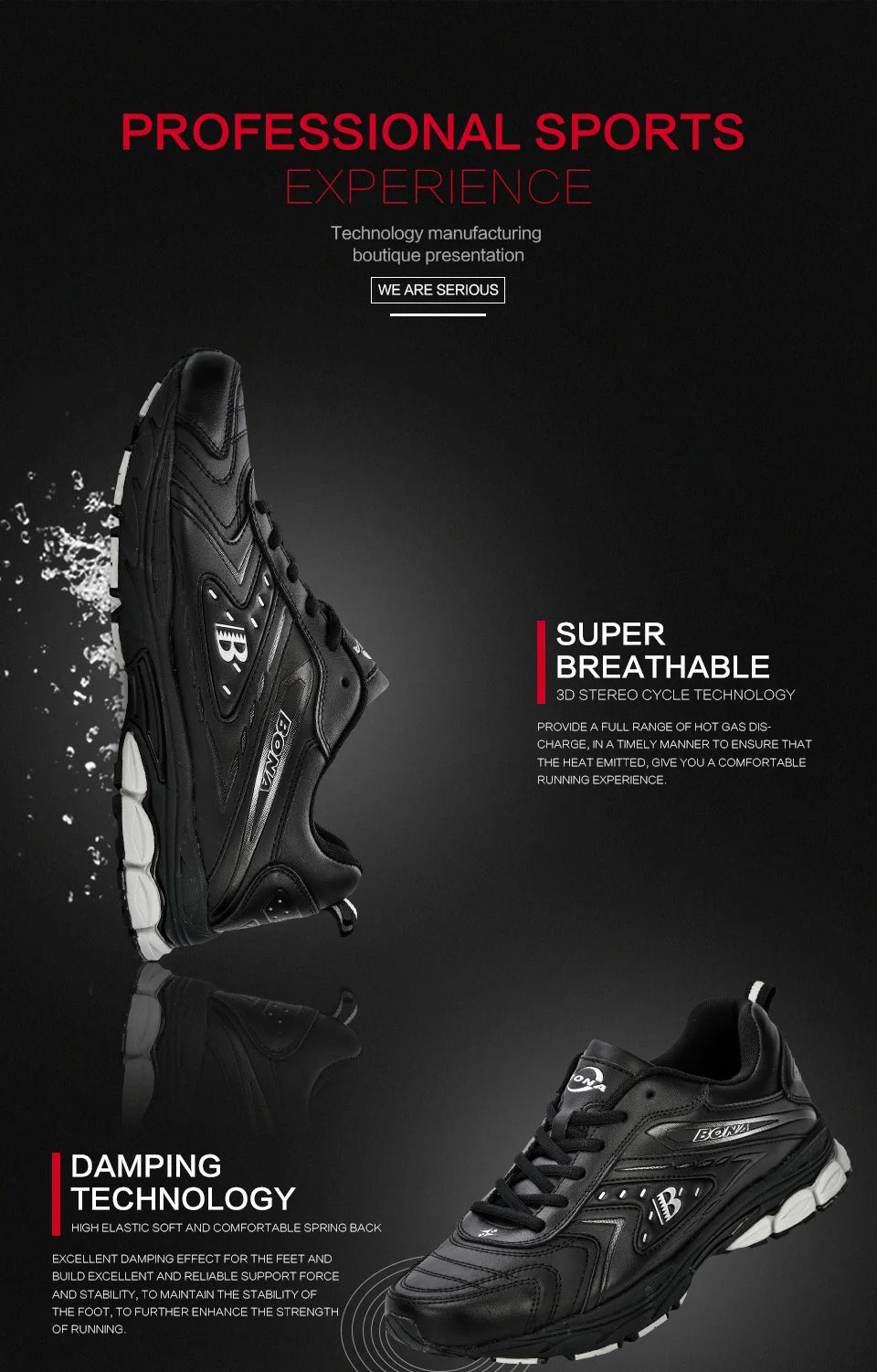 BONA Men’s Casual Shoes – Breathable Microfiber Sneakers, Trendy Outdoor Flats