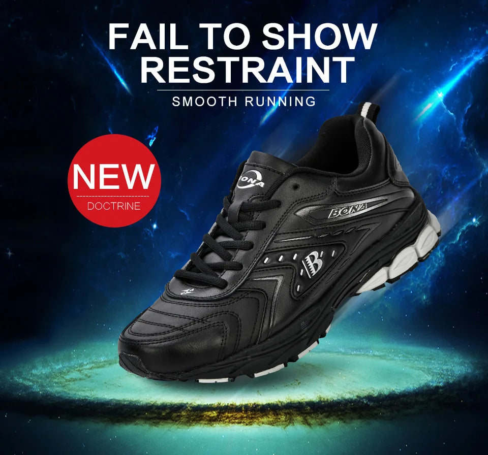 BONA Men’s Casual Shoes – Breathable Microfiber Sneakers, Trendy Outdoor Flats