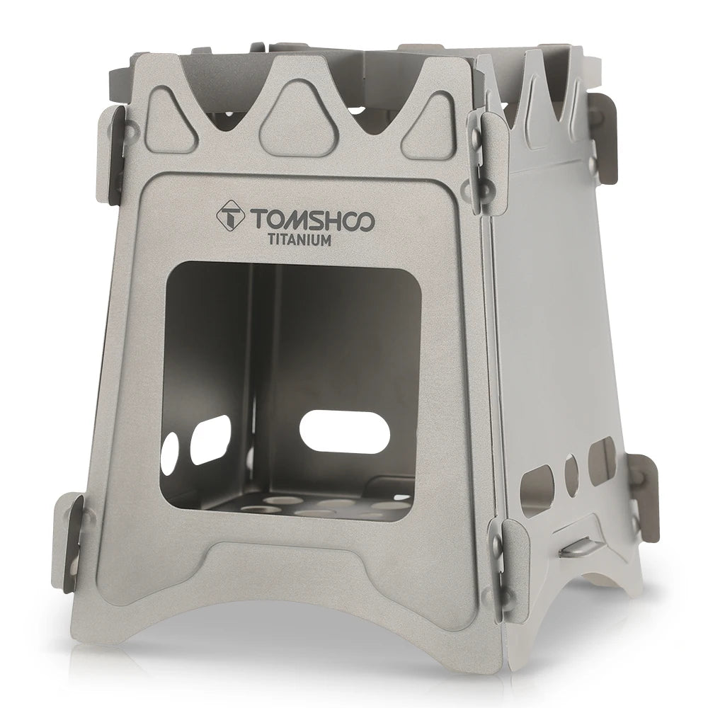 Tomshoo Titanium Wood Stove – Portable Folding Camping Burner