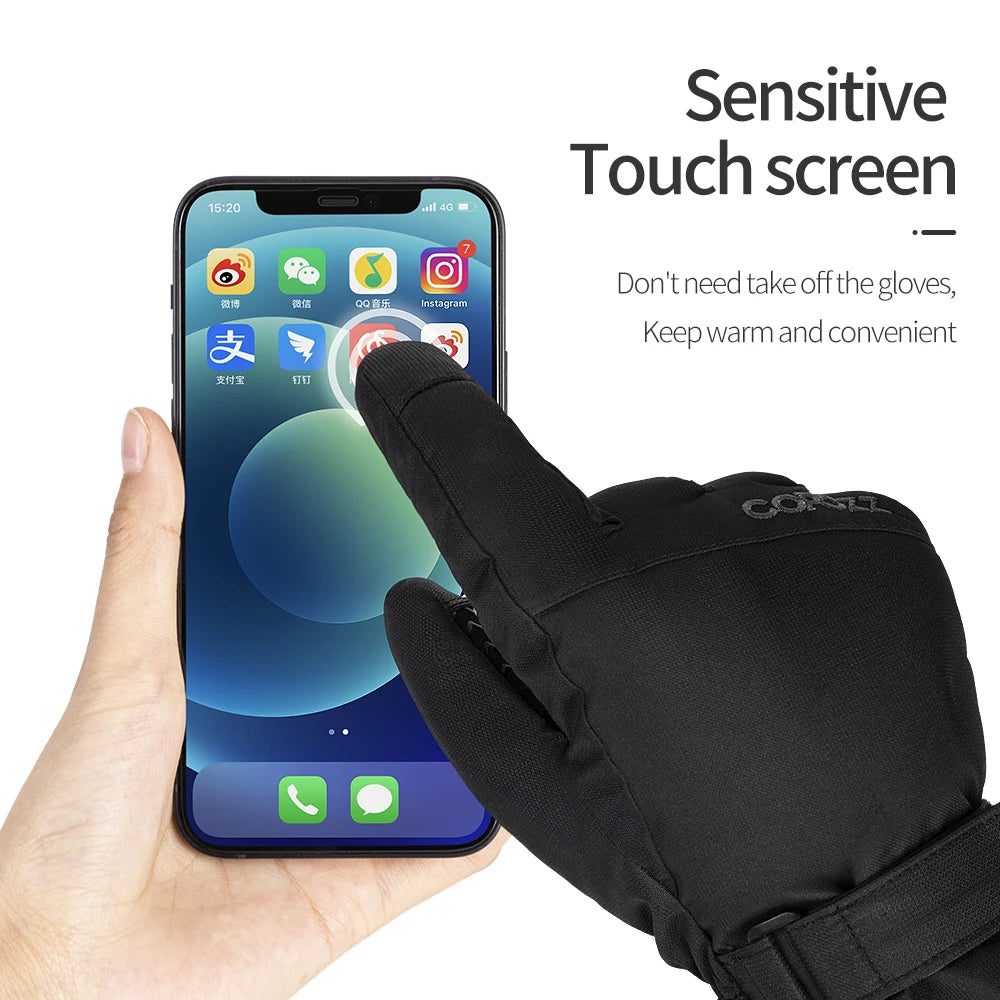 Copozz Ski & Snowboard Gloves – Waterproof Winter Gloves for Men & Women