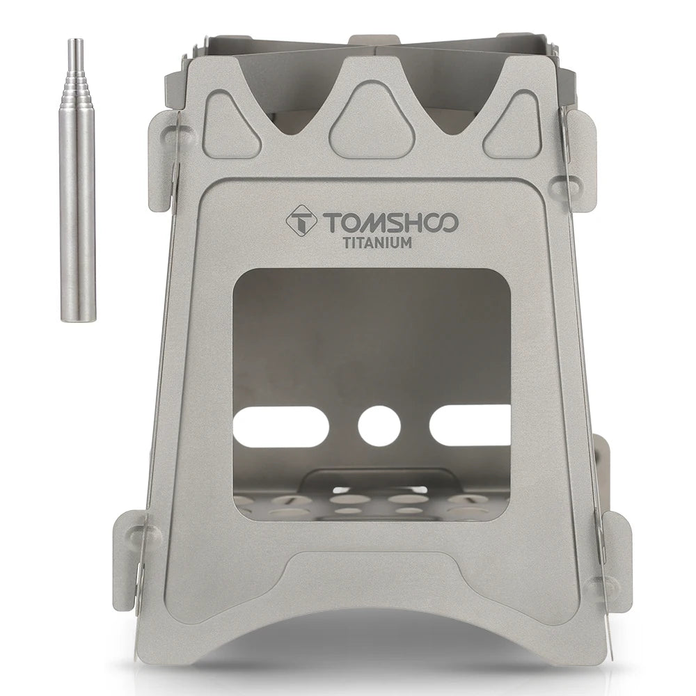 Tomshoo Titanium Wood Stove – Portable Folding Camping Burner