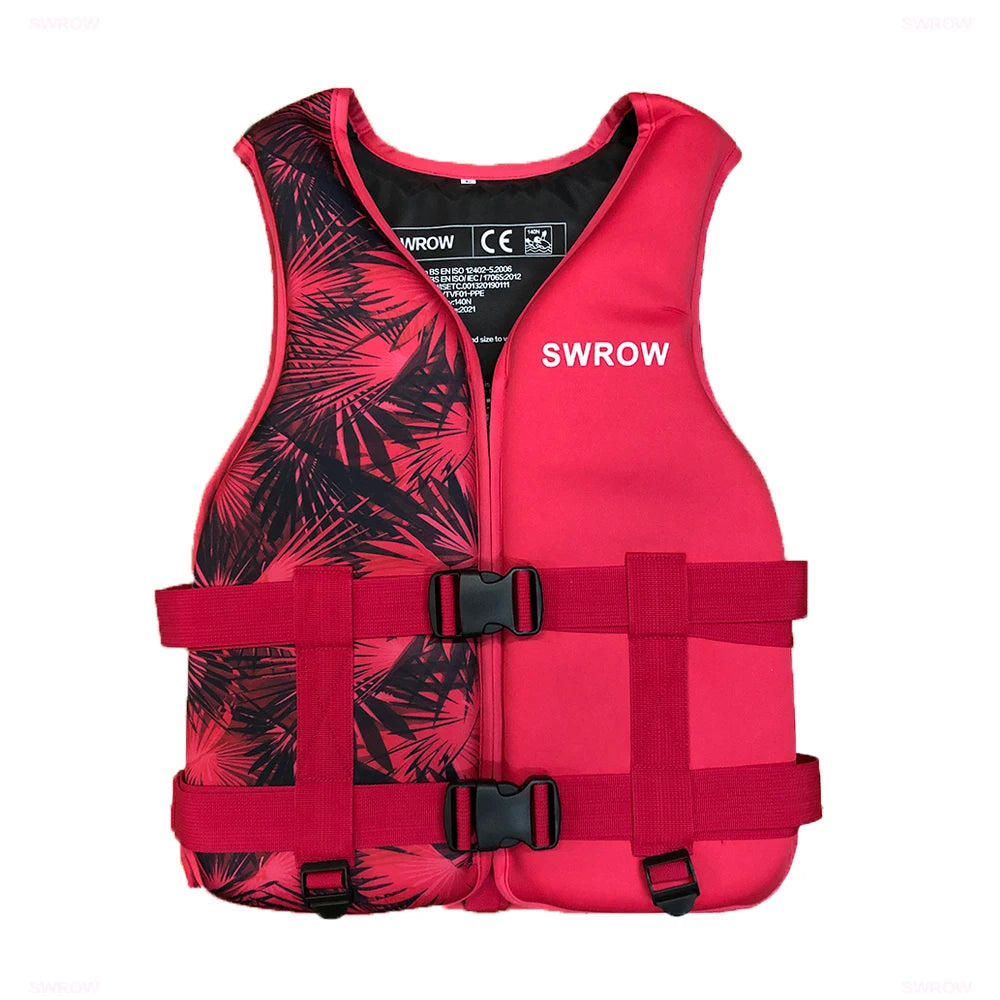 Neoprene Life Jacket – Adult & Kids Buoyancy Vest for Water Sports