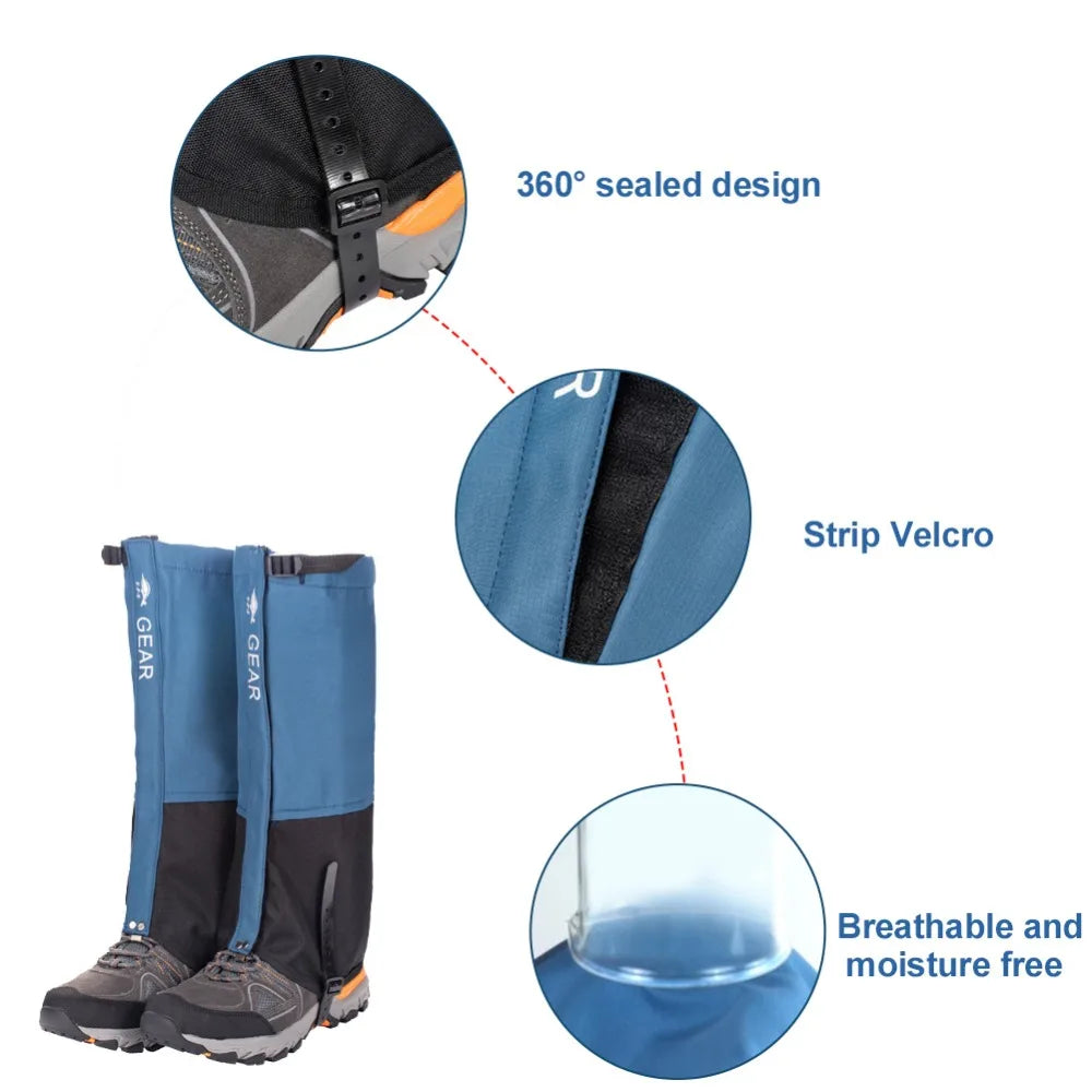 Waterproof Outdoor Leg Warmers – Hiking & Winter Gaiters
