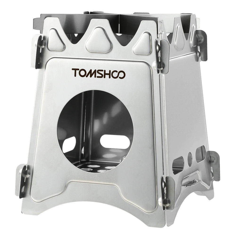 Tomshoo Titanium Wood Stove – Portable Folding Camping Burner
