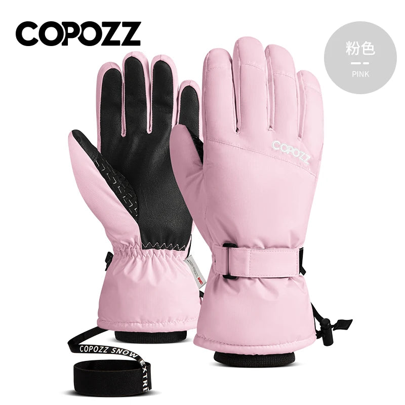 Copozz Ski & Snowboard Gloves – Waterproof Winter Gloves for Men & Women