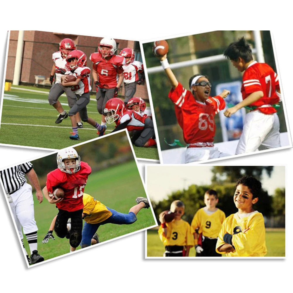 Teenagers American Football – Anti-Slip Small Rugby Ball with Inflator for Kids Training & Games