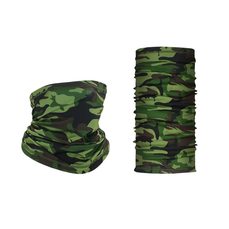 Outdoor Sport Bandana Neck Gaiter – Tactical Tube Scarf Face Cover