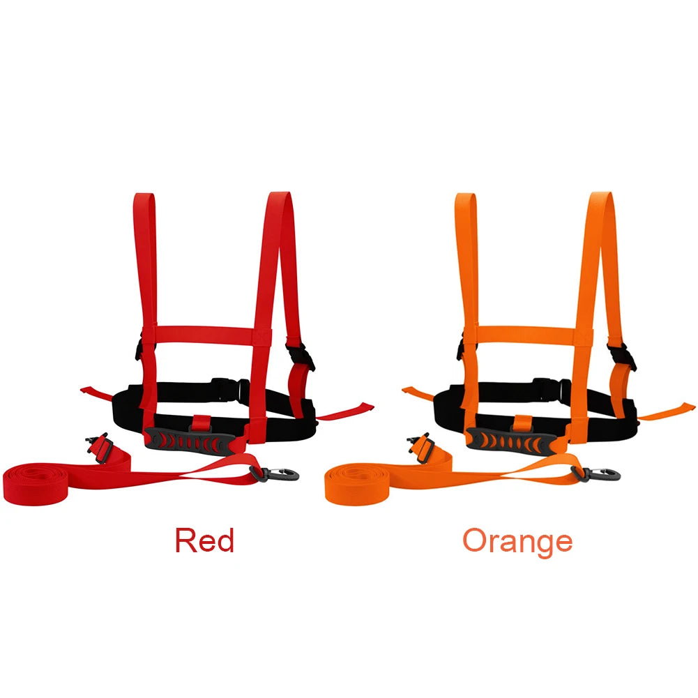 Adjustable Kids Ski Training Harness – Safety Belt with Traction Rope
