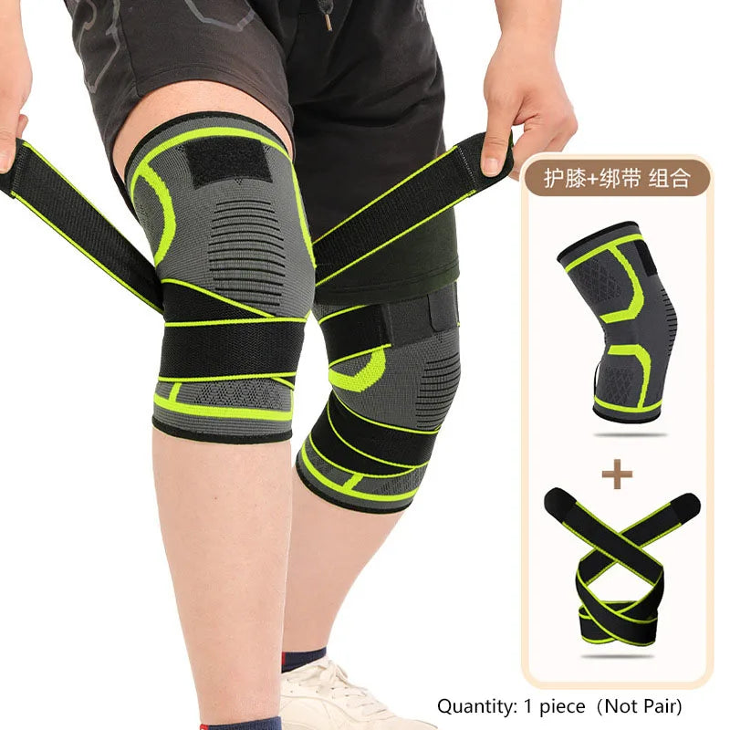 Nylon Sport Knee Pad – Compression Knee Brace for Running, Fitness & Sports