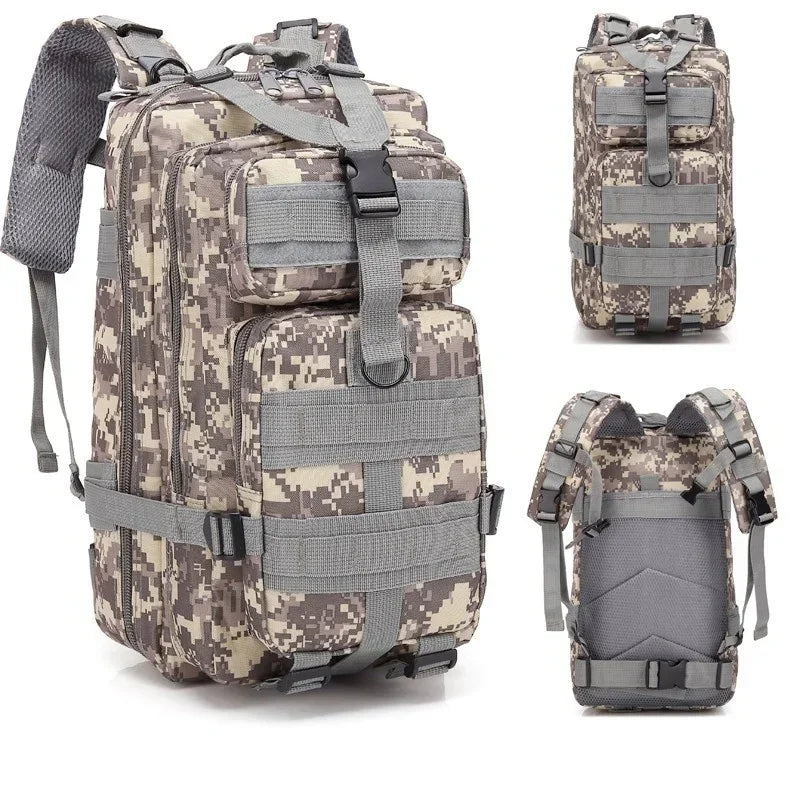 30/50L Tactical Backpack – Outdoor Survival & Hiking Molle Pack