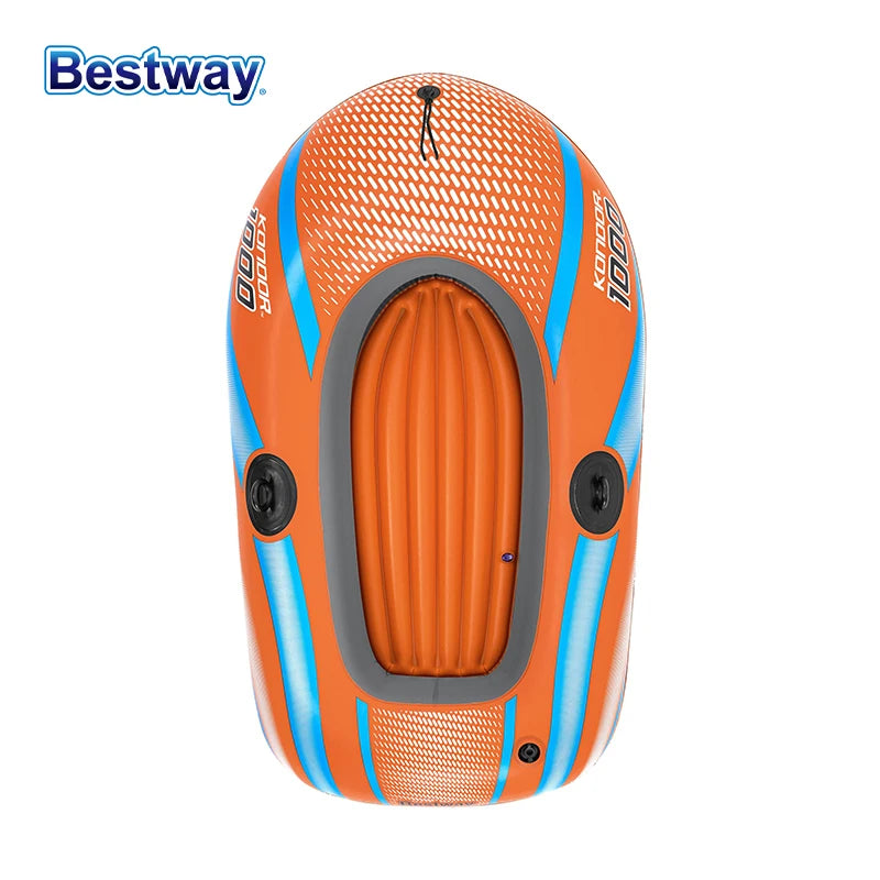 Bestway Inflatable Kayak – Heavy Duty PVC Rafting Boat for 1–3 Persons