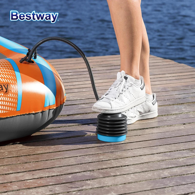 Bestway Inflatable Kayak – Heavy Duty PVC Rafting Boat for 1–3 Persons