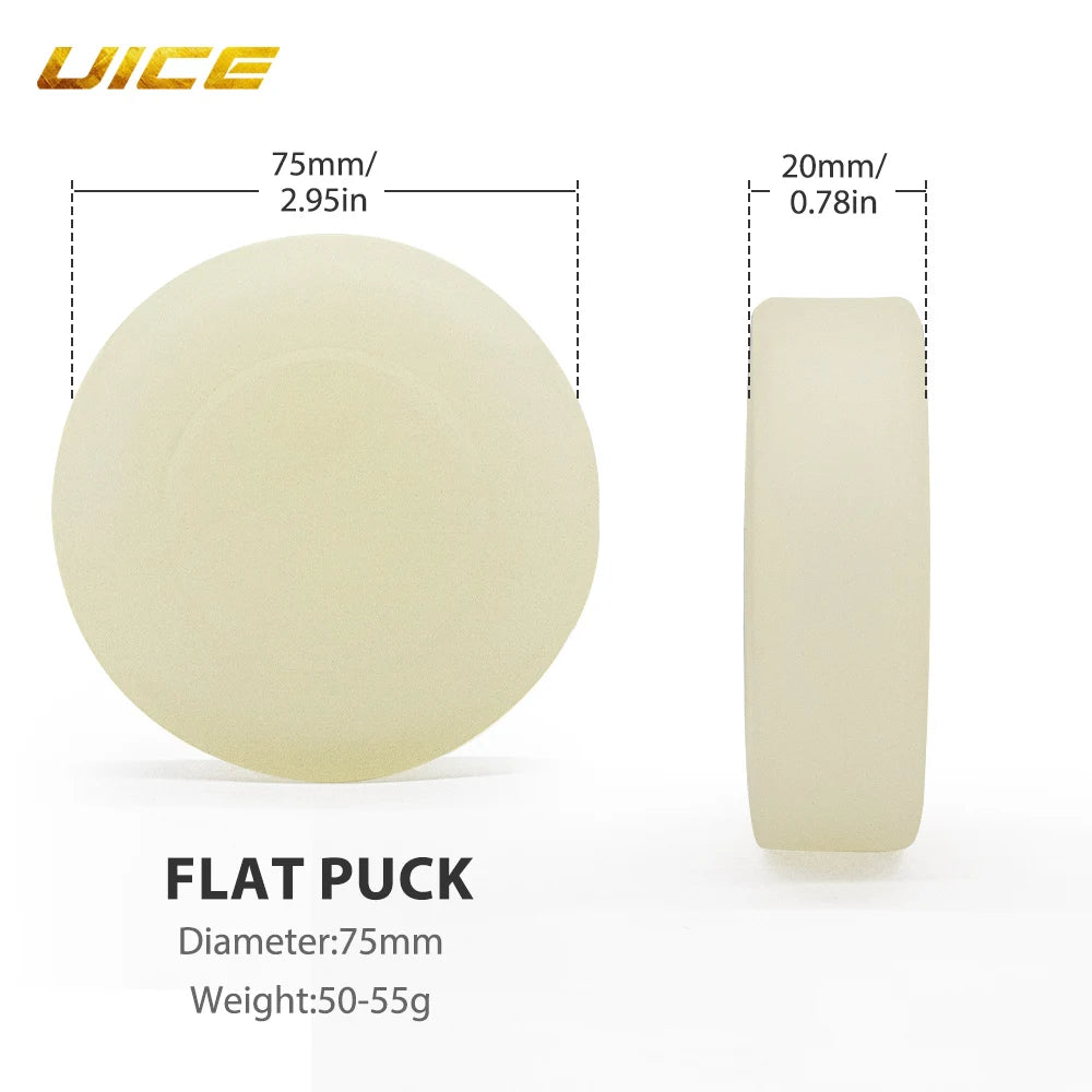 Luminous Ice Hockey Pucks – Glowing PVC Training Pucks, Durable Rubber, 5/10pcs