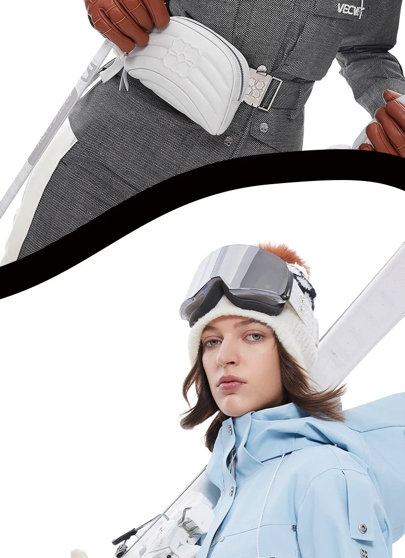 VECVEC Women’s Ski Jacket – Warm, Waterproof & Windproof Freestyle Coat