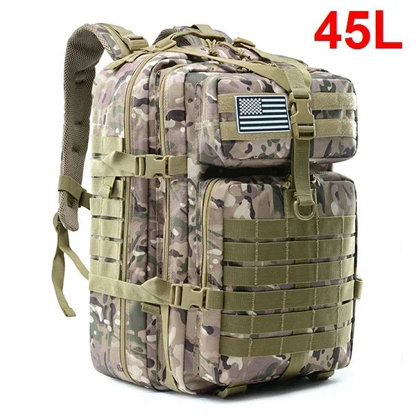 30/50L Tactical Backpack – Outdoor Survival & Hiking Molle Pack