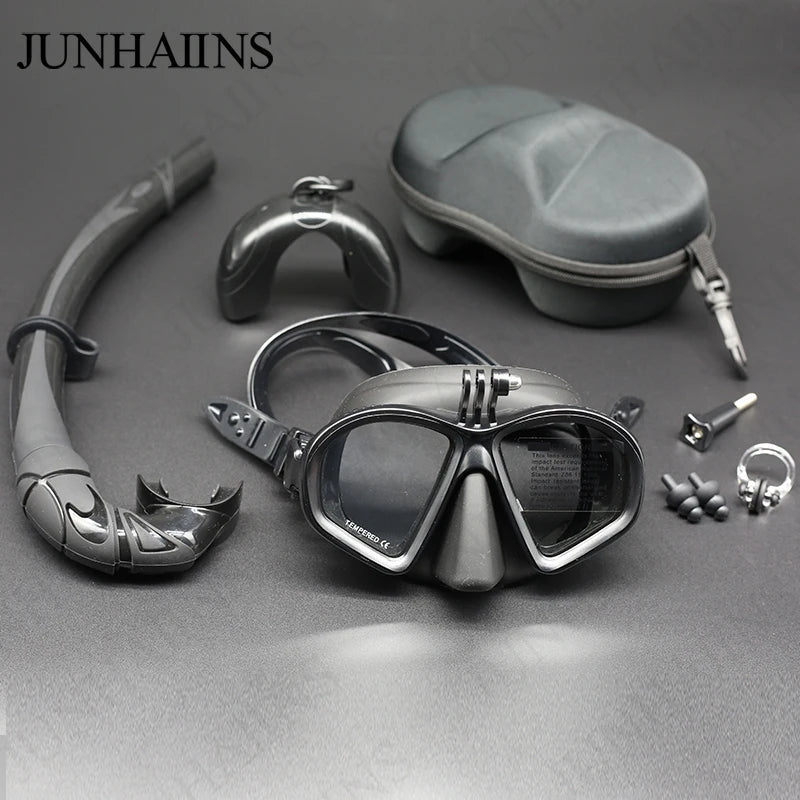 Wet GoPro Diving Mask – Low Volume Freedive Mask with Camera Mount