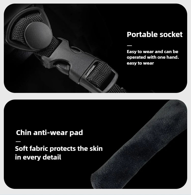 Eastinear Ski Helmet with Integrated Snow Glasses – Half-Cover Safety Helmet for Men & Women