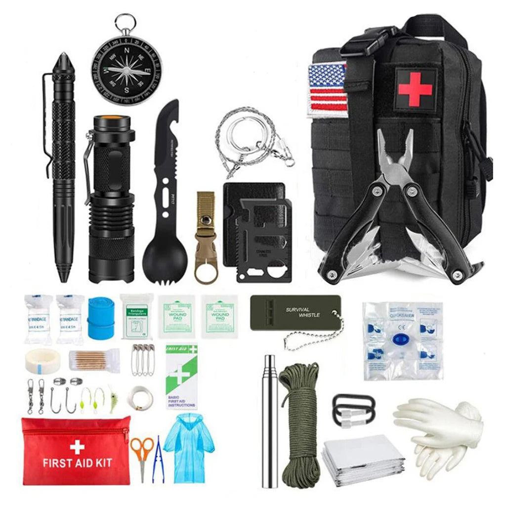Survival First Aid Kit – Full Molle Emergency Trauma Bag