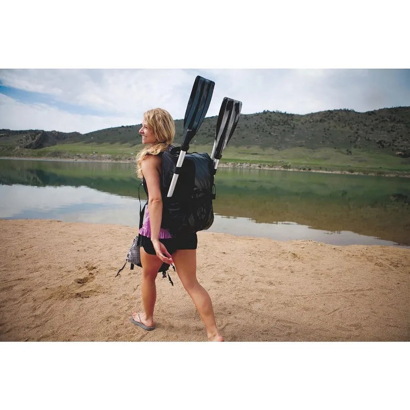 Sevylor QuickPak K1 – 1-Person Inflatable Kayak with Backpack Carry