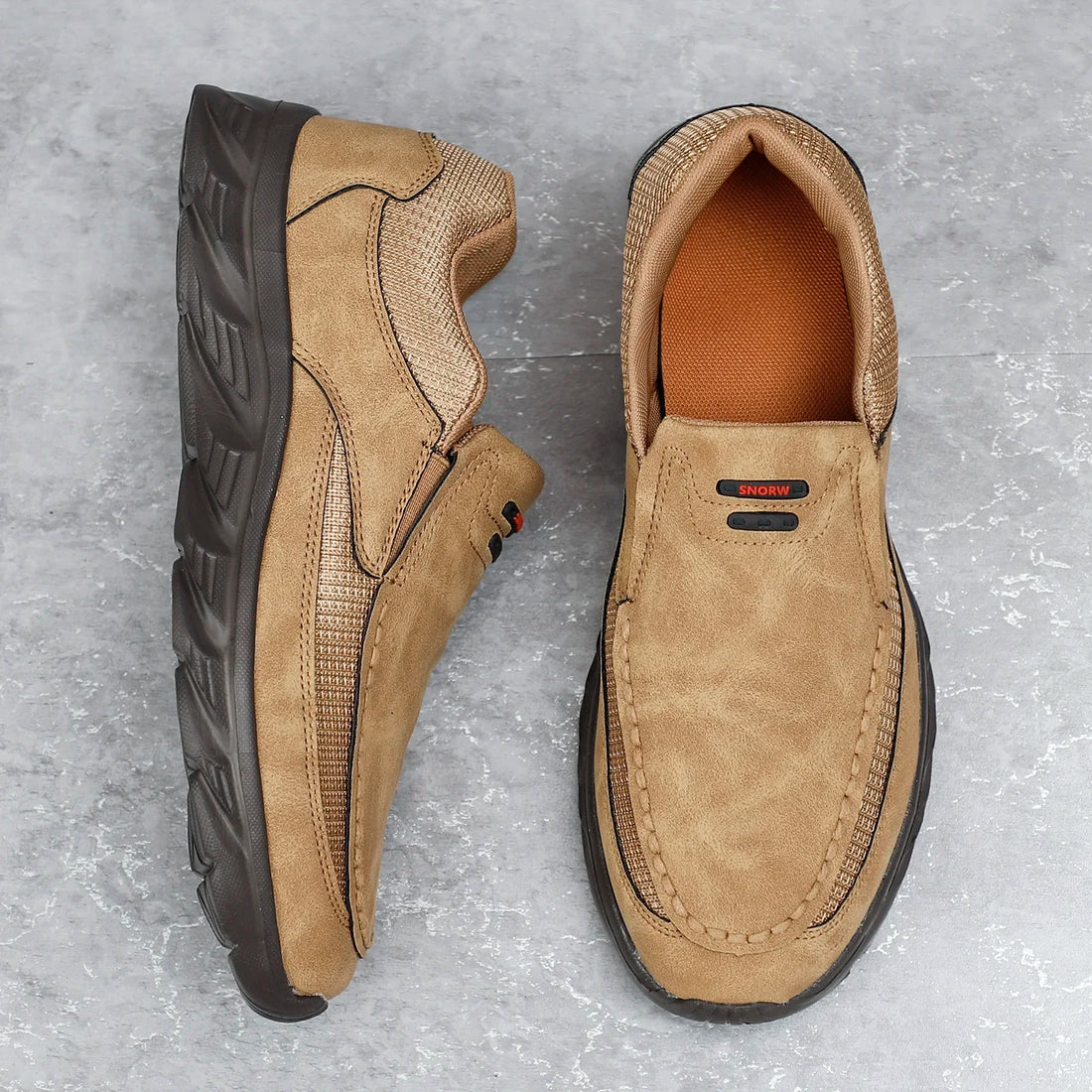 2024 Men’s Leather Casual Shoes – Breathable Loafers & Sneakers