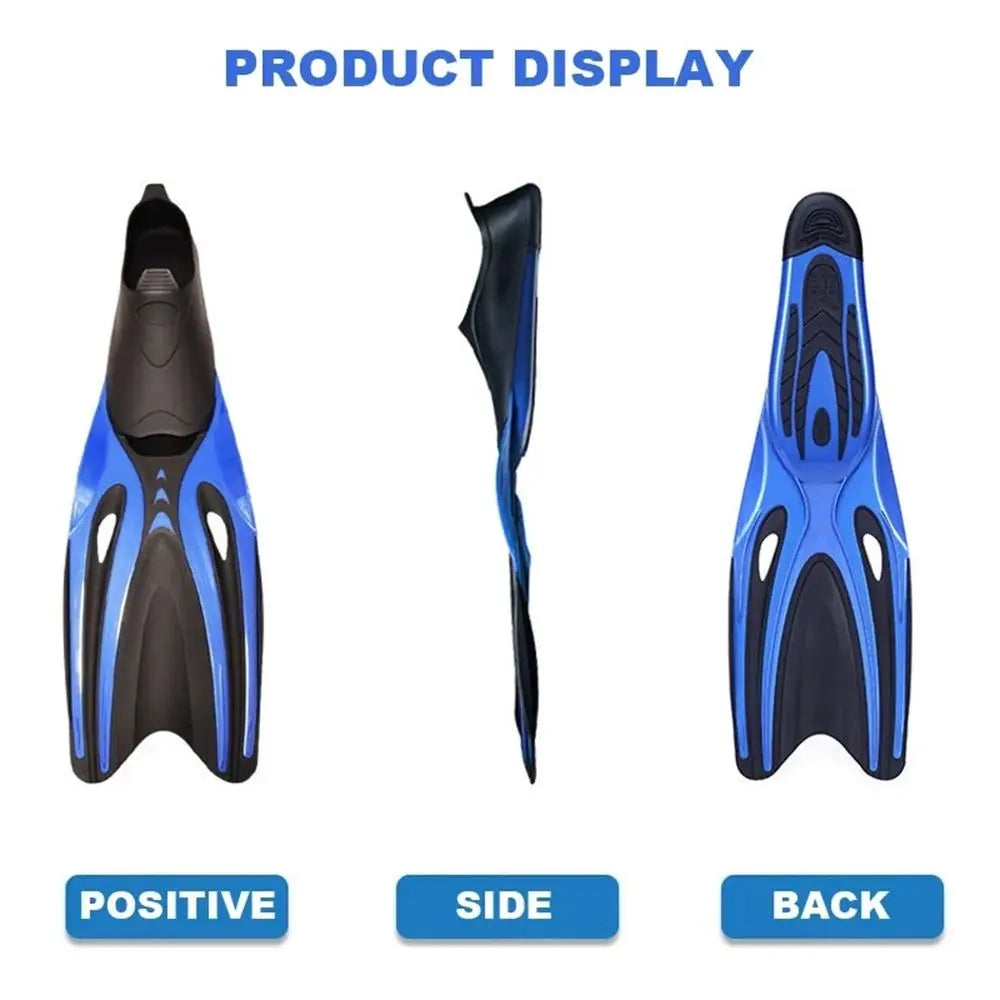 Adult Swimming & Diving Fins – Non-Slip Flexible Snorkel Flippers