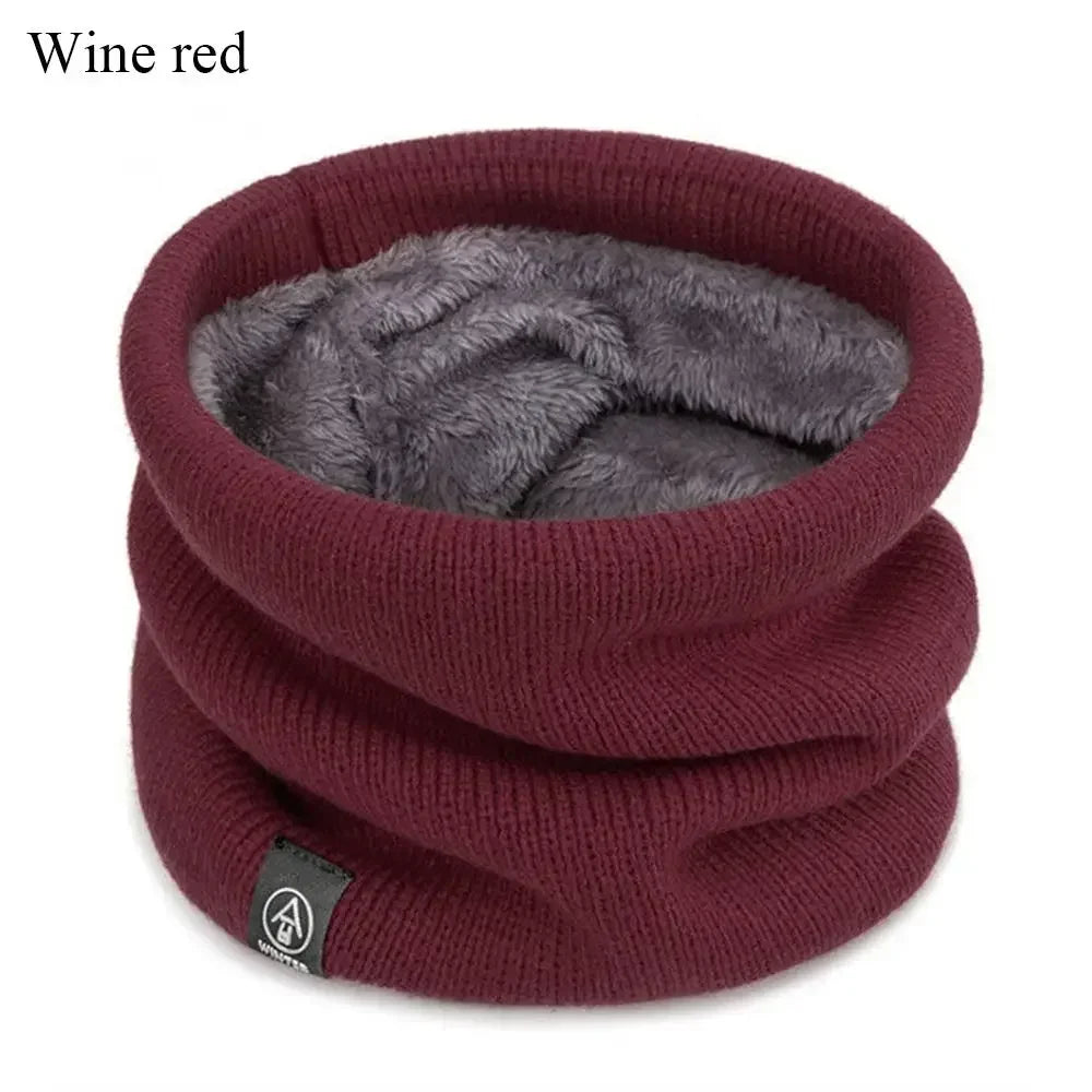 Unisex Knitted Neck Warmer – Winter Sports Scarf & Face Cover