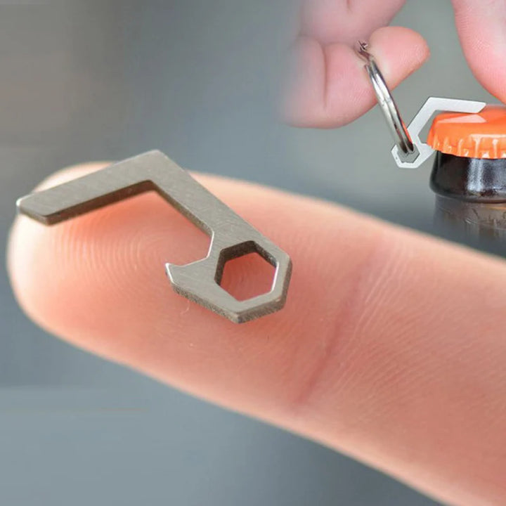 EDC Mini Bottle Opener – Lightweight Keyring Pocket Tool