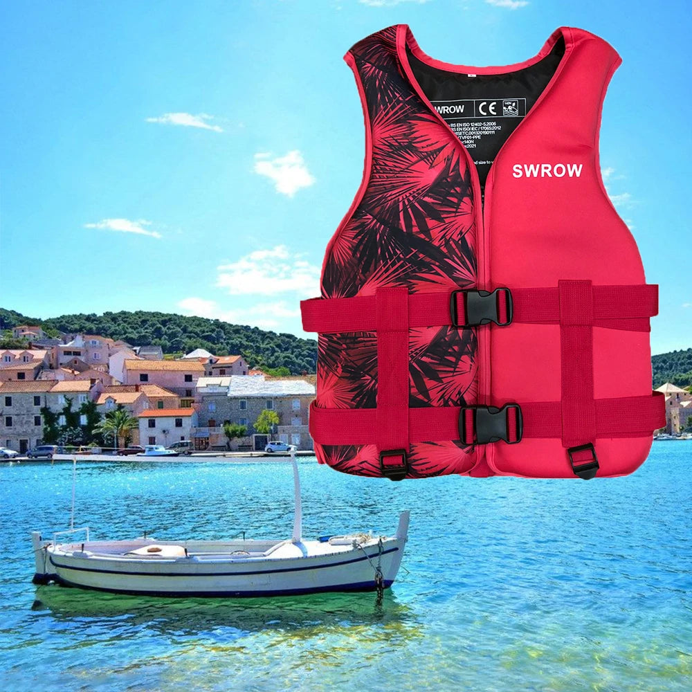 Neoprene Life Jacket – Adult & Kids Buoyancy Vest for Water Sports