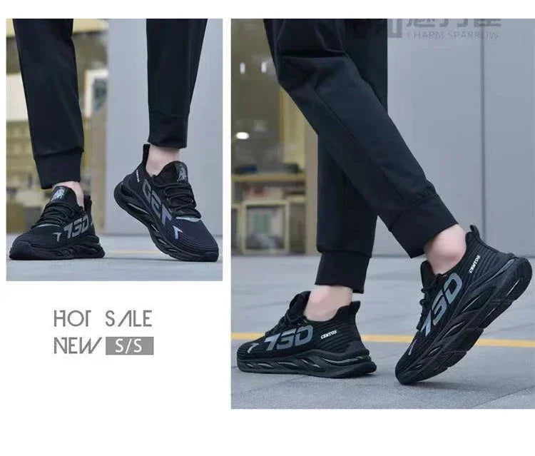 2025 Casual Sneakers for Men Slip on New Fashion Breathable Running Shoes Outdoor Gym Sports Shoes Walking Training Tennis Shoes