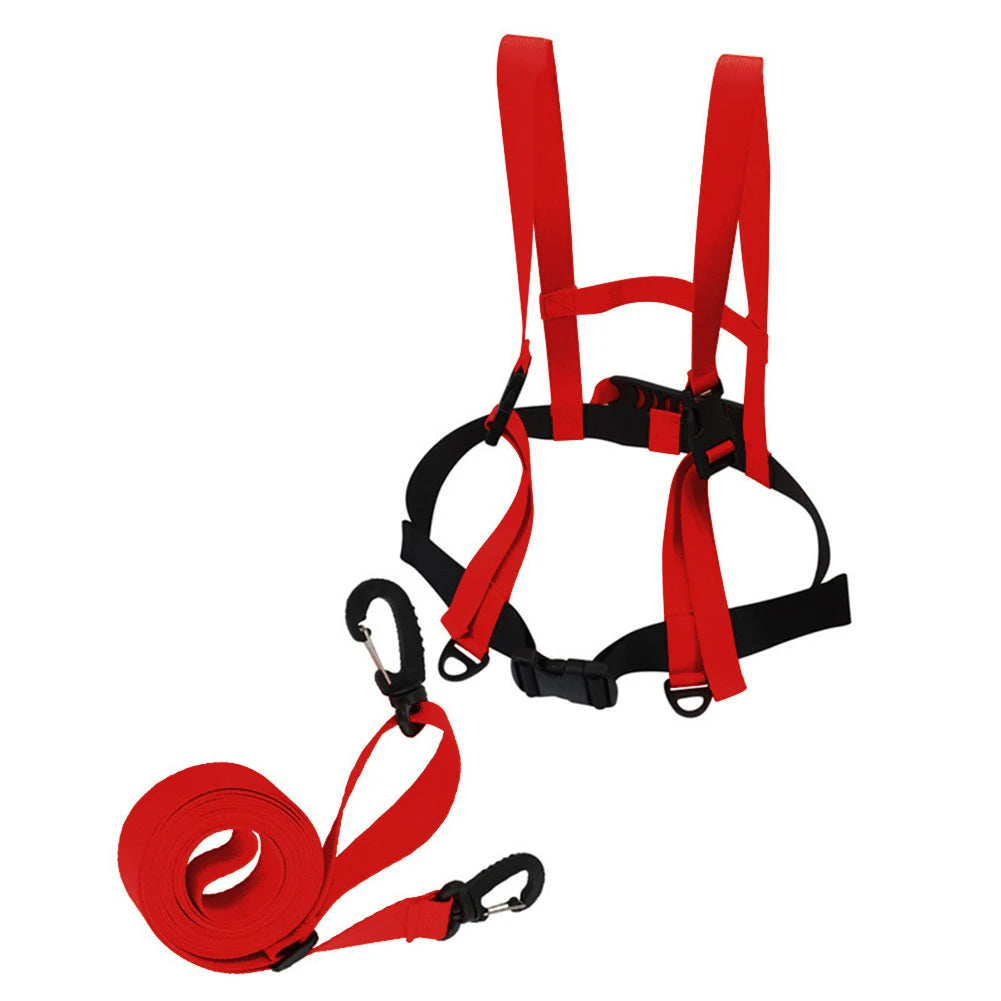 Adjustable Kids Ski Training Harness – Safety Belt with Traction Rope