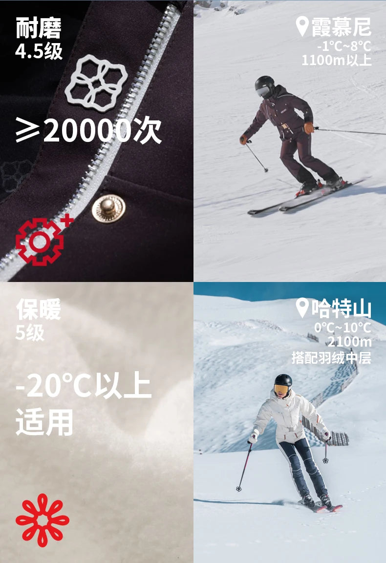 VECVEC Women’s Ski Jacket – Warm, Waterproof & Windproof Freestyle Coat