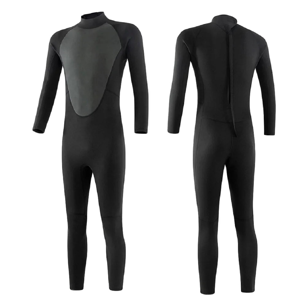3mm/2mm Neoprene Wetsuit – Full Body Thermal Diving & Water Sports Suit