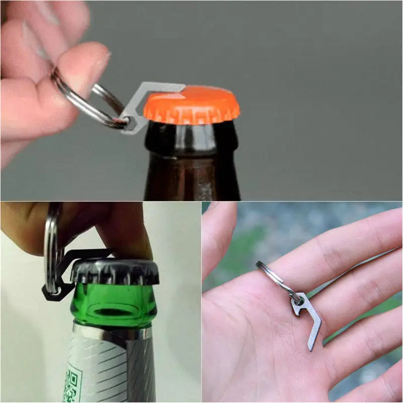 EDC Mini Bottle Opener – Lightweight Keyring Pocket Tool