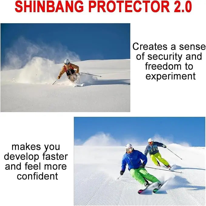 Frost Armours Ski Shin Guards – Breathable Anti-Collision Leg Pads