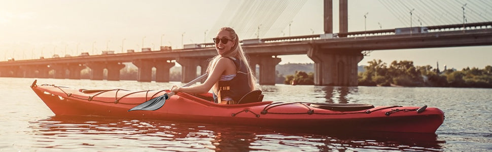 Aluminium Kayak Paddles – Adjustable Heavy Duty Detachable Oars for Inflatable Kayaks