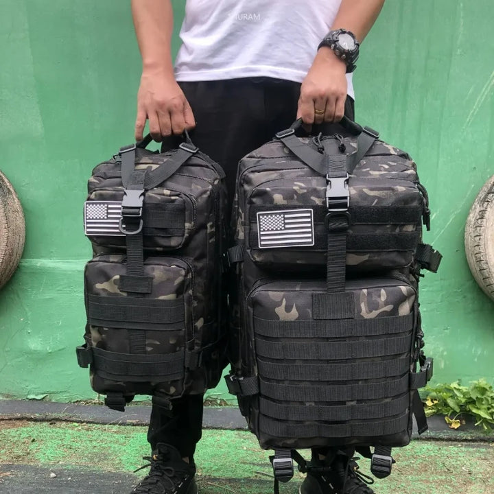 Tactical Nylon Backpack – 25L/50L Waterproof Outdoor Rucksack