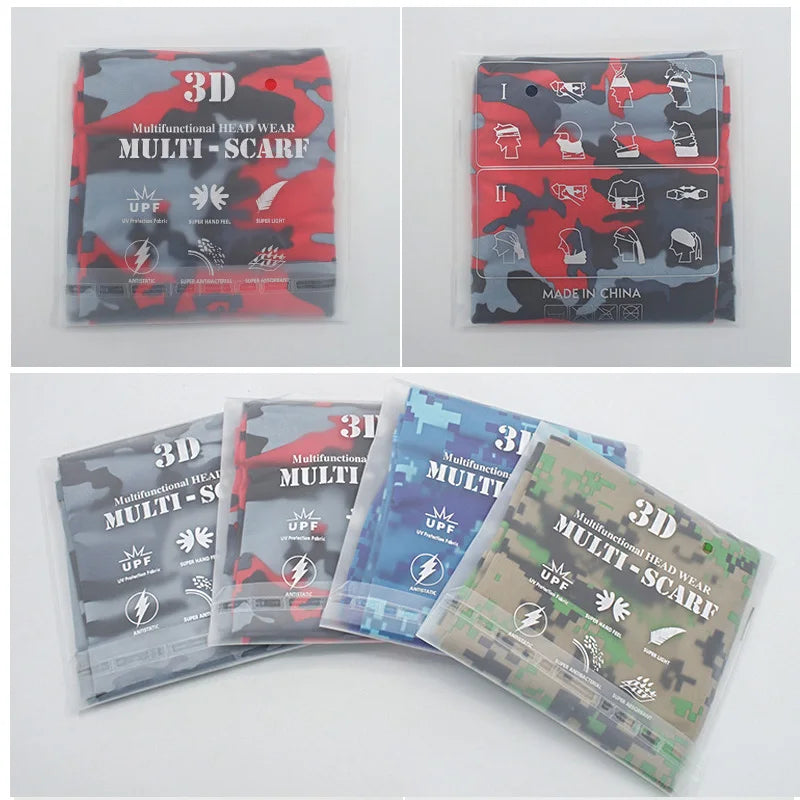 Outdoor Sport Bandana Neck Gaiter – Tactical Tube Scarf Face Cover