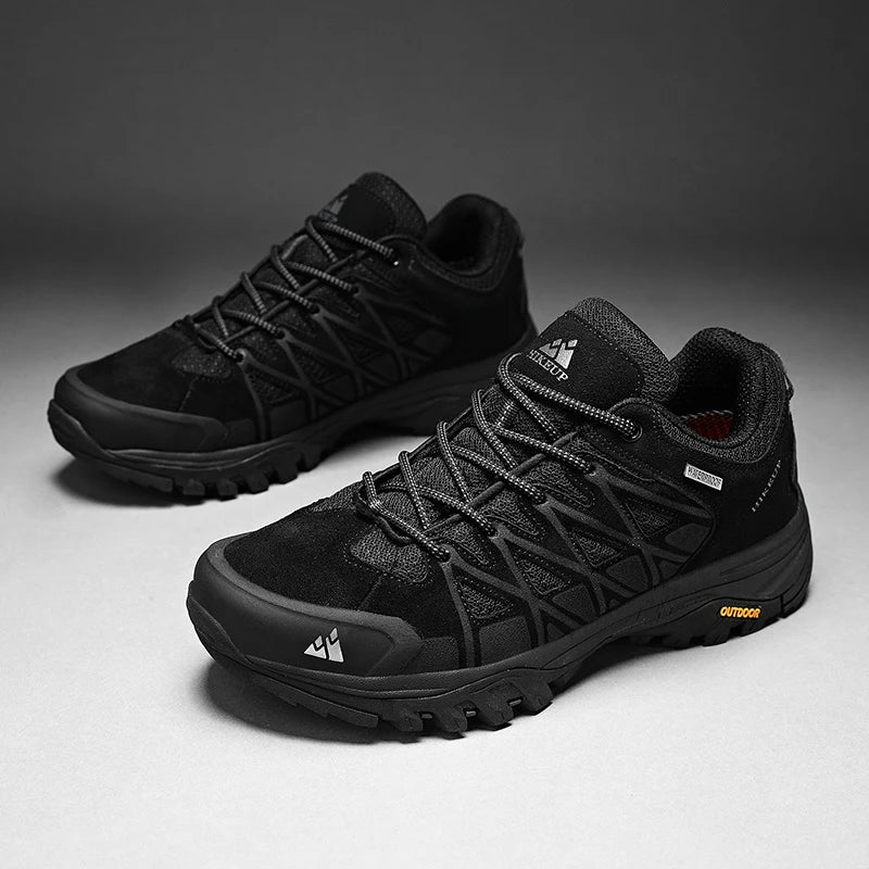HIKEUP Men’s Hiking Shoes – Breathable Outdoor Trekking Sneakers